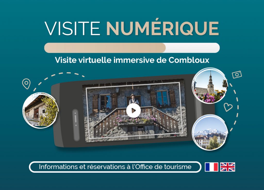 Visual presentation application combloux digital tour