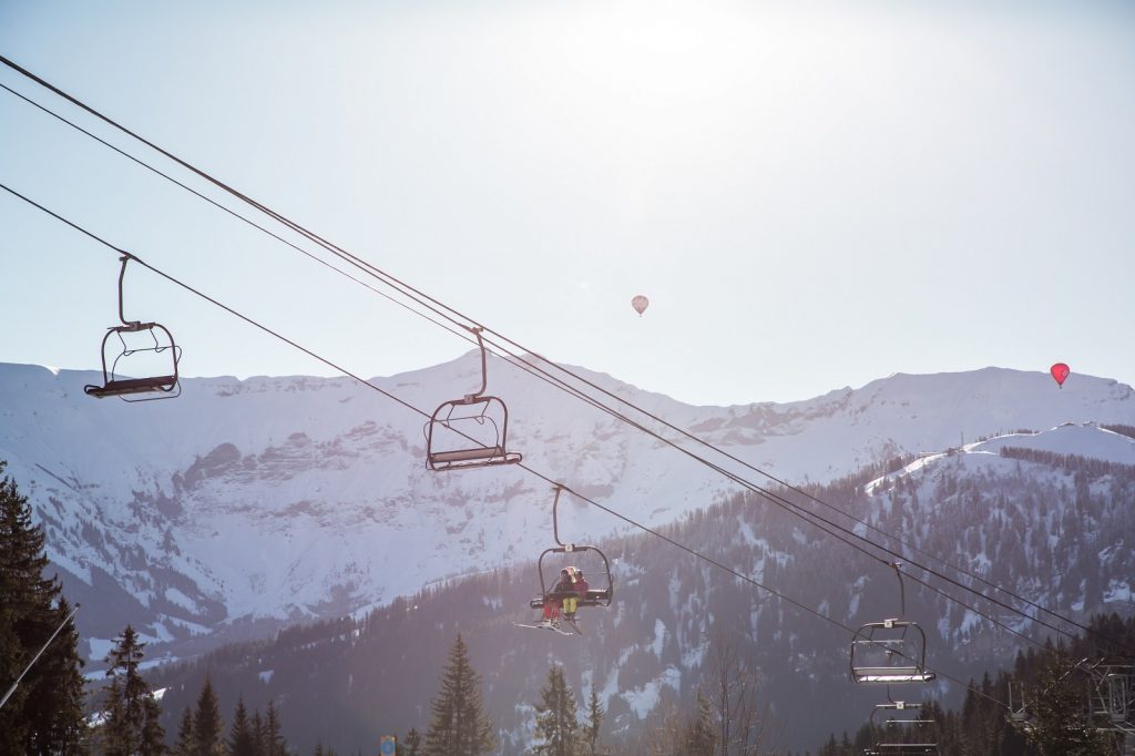 chairlift hot air balloon