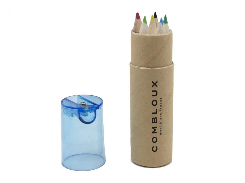 Pot of Combloux colored pencils