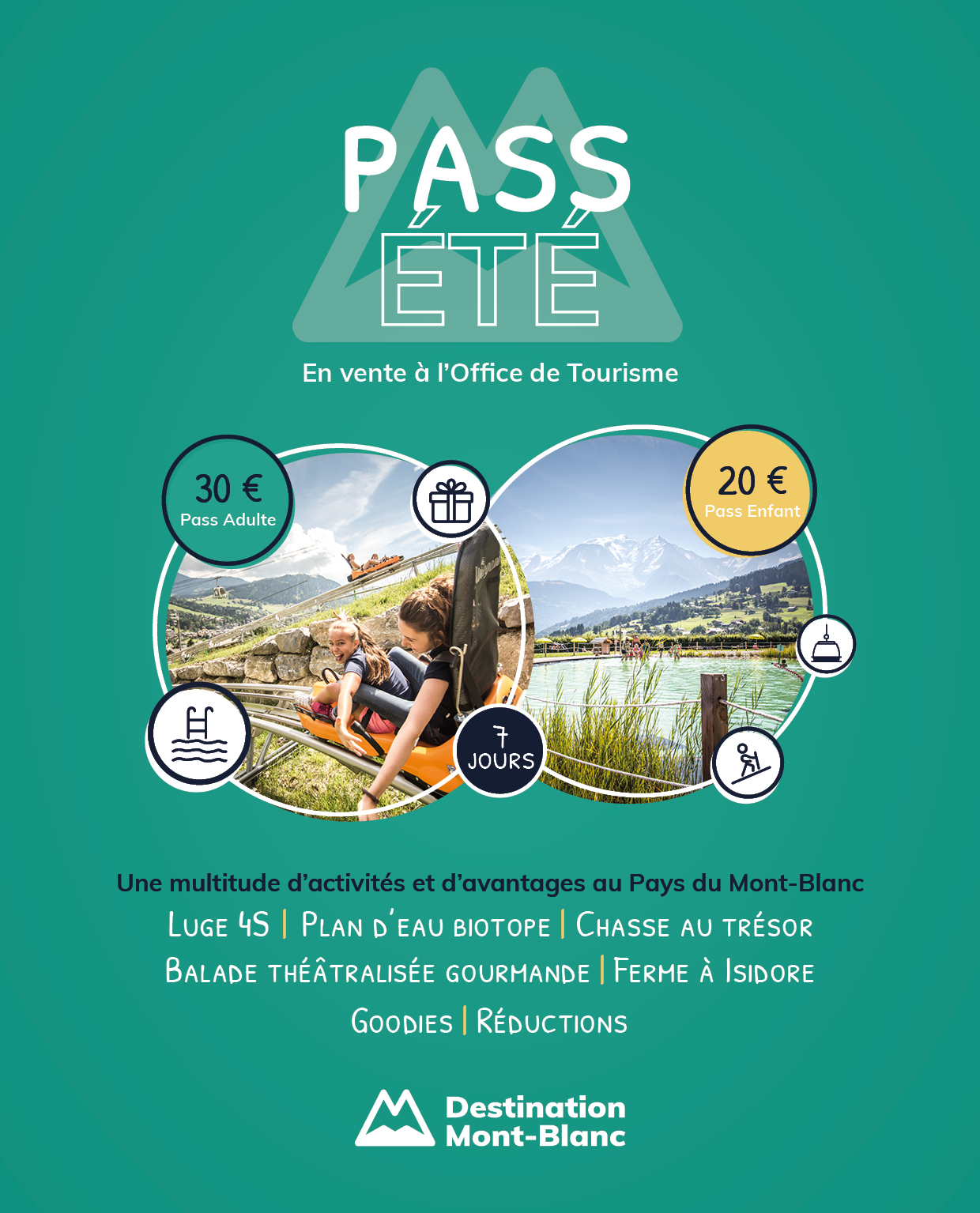 Pass Mont-Blanc : le pass d’activités été