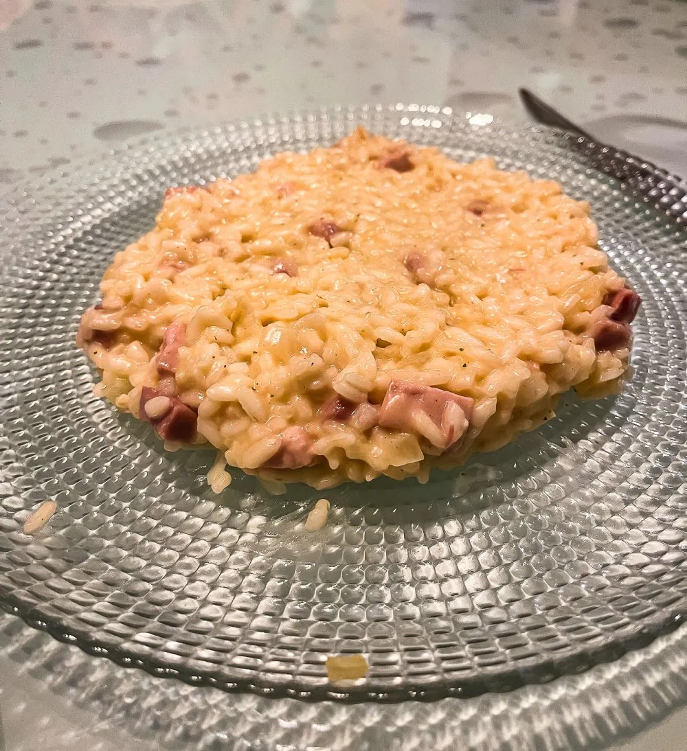 risotto raclette saboya foto plato