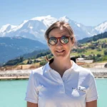 portrait geraldine summer lake mont blanc