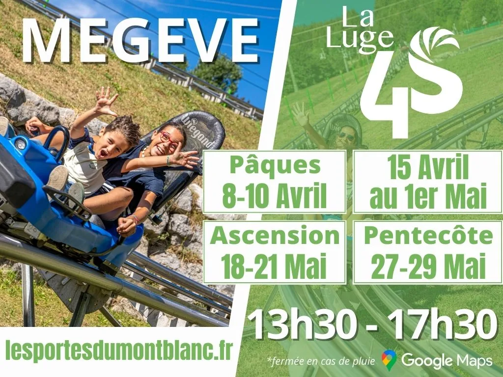 visuel luge 4s megeve printemps
