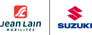 logo jean lain suzuki red blue typo