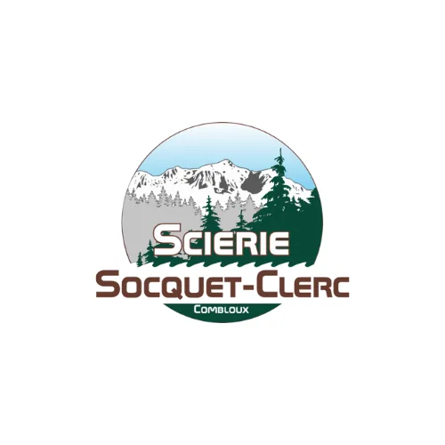 logotipo de aserradero socquet clerc