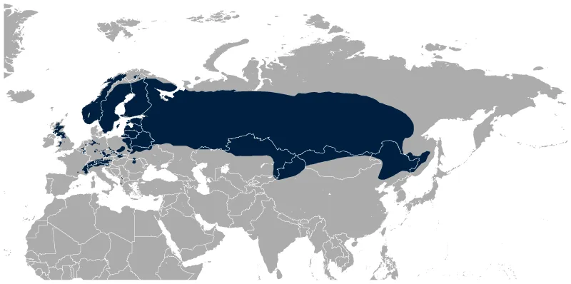 black grouse habitat zone map