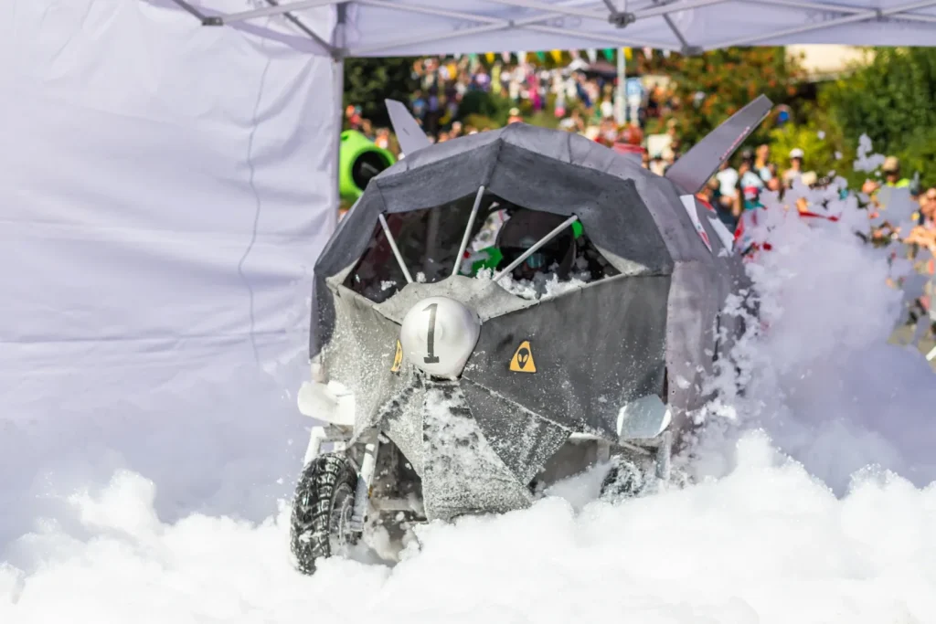 photo wolves of the steering wheel race soap boxes combloux 15