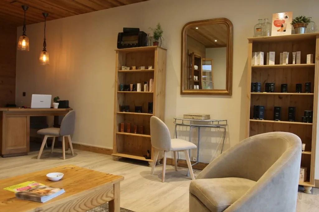 ajna beauty interior photo combloux beauty care center