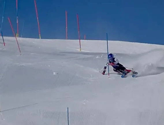 talla de gamuza de slalom de adrian lafont