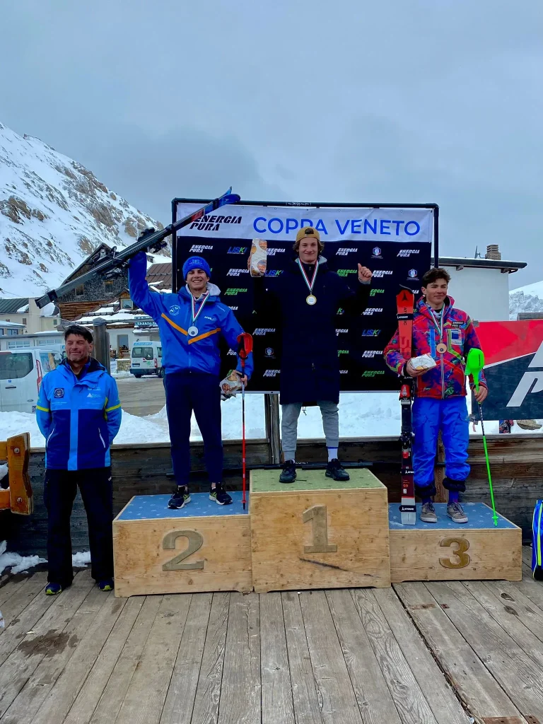 adrian lafont sur le podium