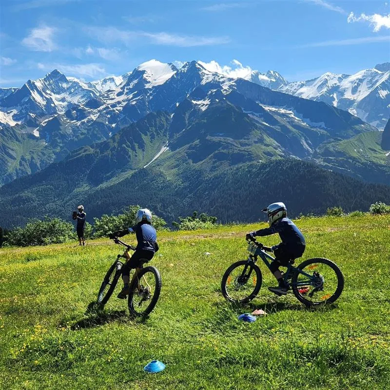 entraînement VTT aux Contamines