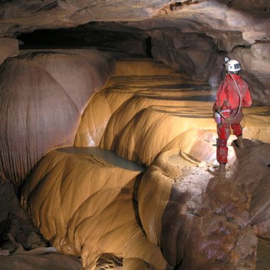 Caving near Combloux