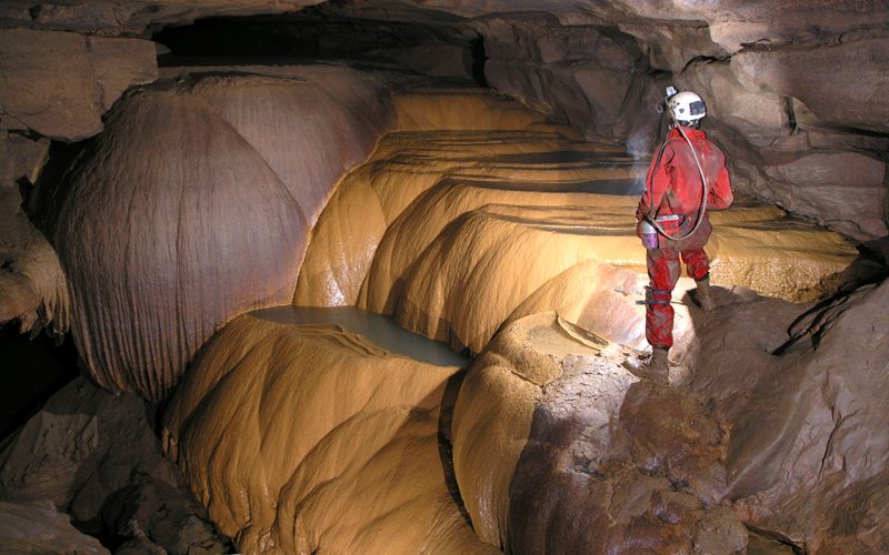 Caving near Combloux