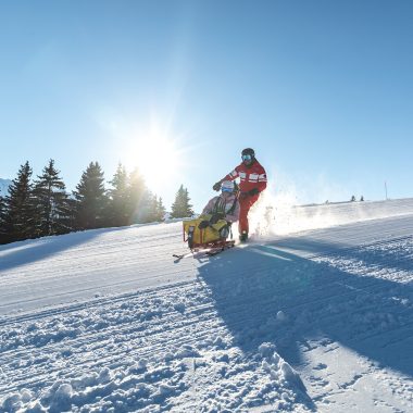 Tandem skiing with the ESF on the Combloux slopes