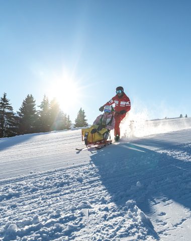 Ski tandem avec l'ESF sur les pistes de Combloux