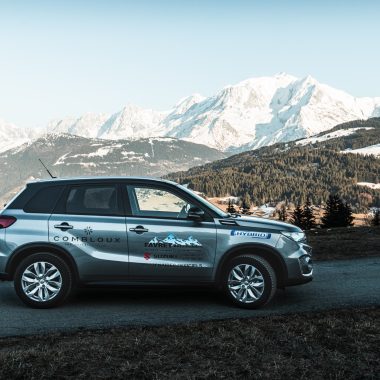 voiture suzuki favret partenaire-combloux face mont blanc