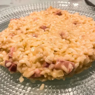 risotto raclette saboya foto plato