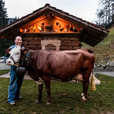24-02-2023 – Une vache de Combloux au Salon de l’Agriculture