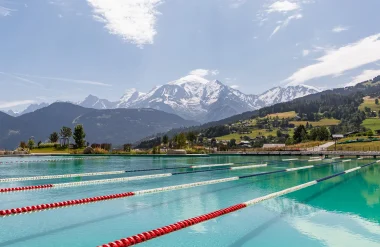 body of water biotope view mont blanc