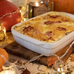 La tartiflette revisitée d’Halloween : la tartitrouille !