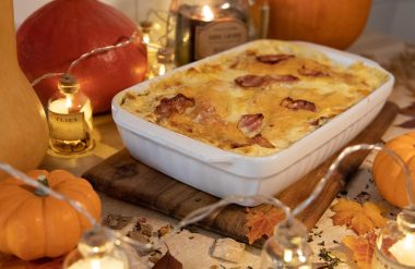 La tartiflette revisitée d’Halloween : la tartitrouille !