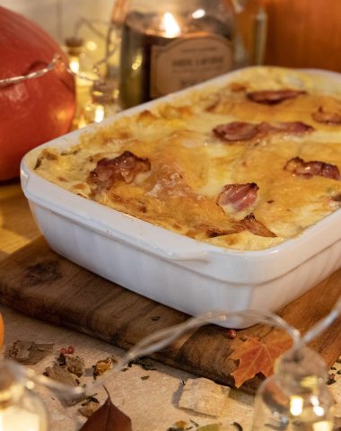 La tartiflette revisitée d’Halloween : la tartitrouille !