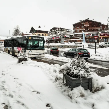 Navette skibus Combloux