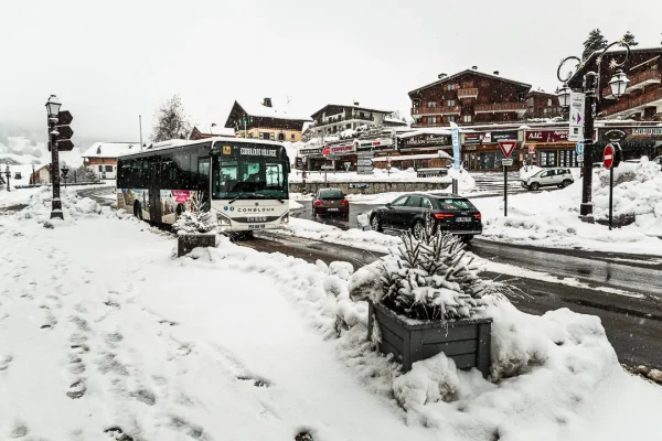 Navette skibus Combloux