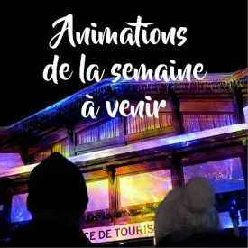 Couverture animations de la semaine à venir