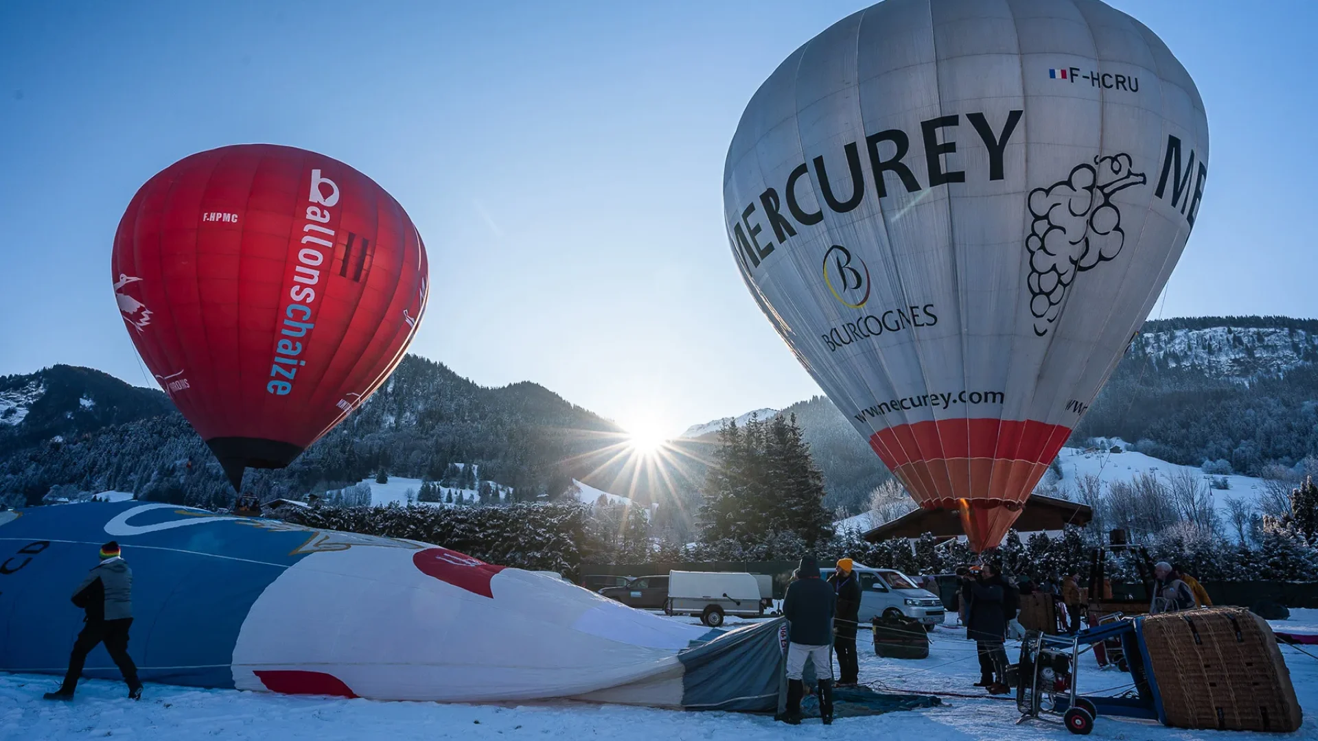 Montgolfière au départ de Praz sur Arly