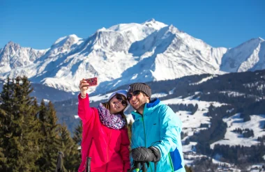 Mont-Blanc couple photo