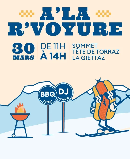 À la R’voyure : une journée festive pour clôturer la saison d’hiver à Combloux