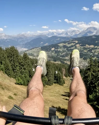 On a testé pour vous : la Giant Swing face au Mont-Blanc