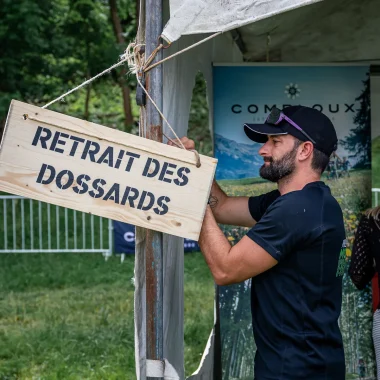 Retrait des dossards