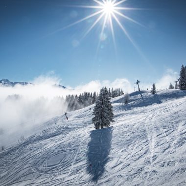 Crève-Coeur ski lift in Combloux