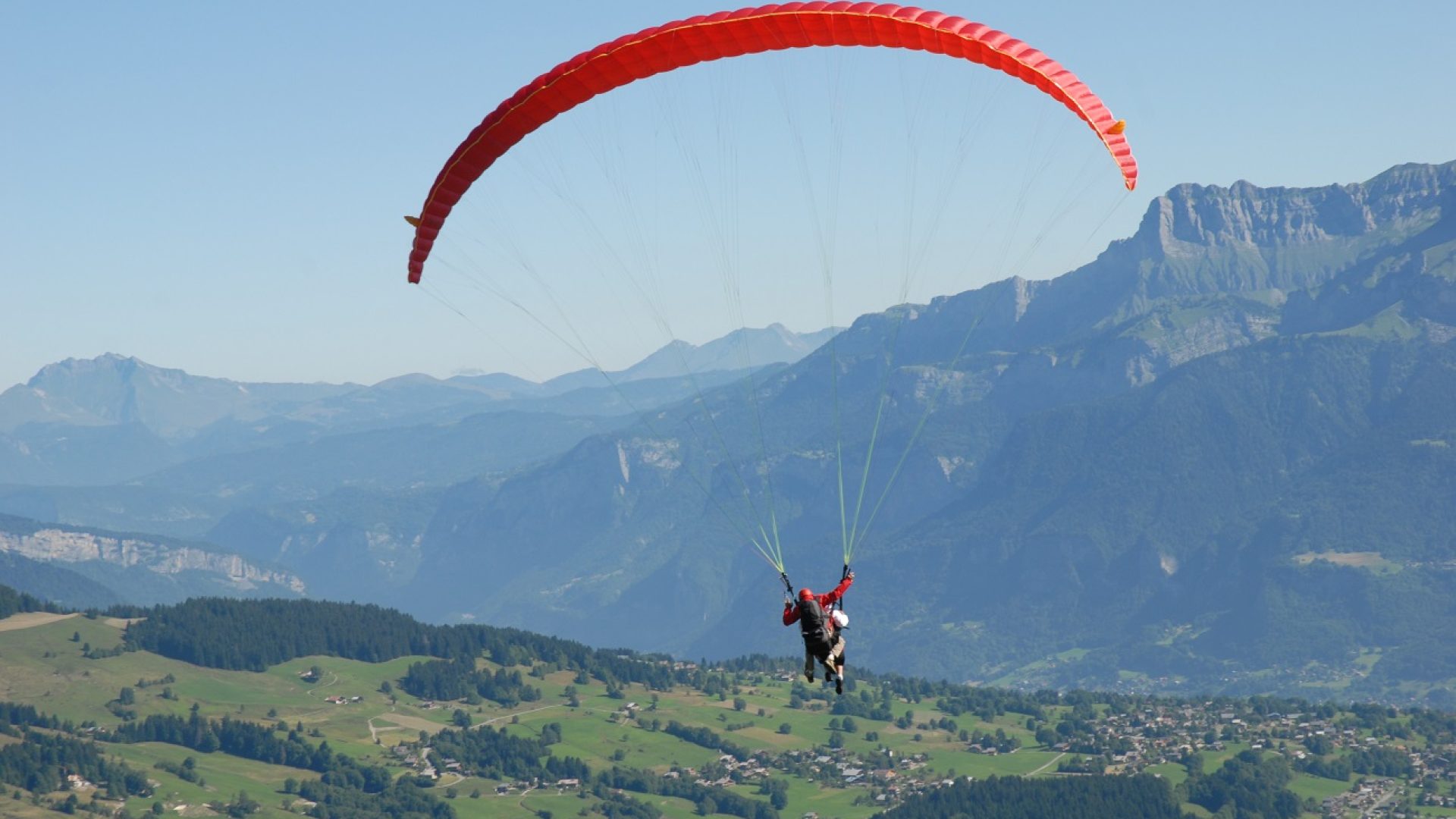 Baptism with Megève Parapente