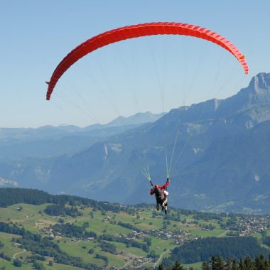 Baptism with Megève Parapente