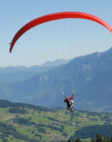 Baptism with Megève Parapente