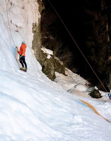 Escalade sur glace Combloux