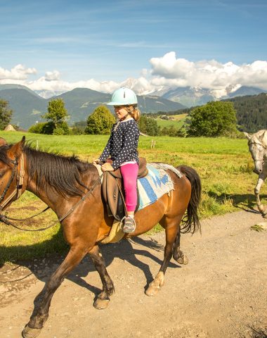 Paseos a caballo en Combloux